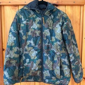 L.L. Bean Kids Camo & Fleece Reversible Jacket